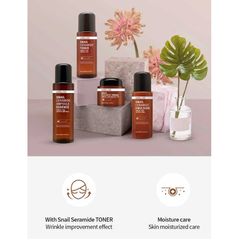 Emulsión Premium Coreana / Ceramida & Baba De Caracol (1pz)