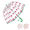 Merciband Kids clear Bubble dome type umbrella (Strawberry Green) Easy