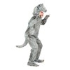 Grey Raptor Dinosaur Child Costume | Medium