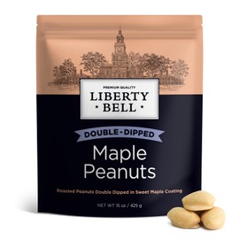 Liberty Bell Maple Nut Double Dipped Peanuts Candy, 15 Ounce Bag