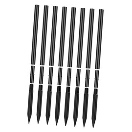 Mipcase Solar Light Ground Stakes Replacement Durable Outdoor Stakes for Garden Walkway Driveway Includes Extension Tubes and Connectors Easy Install Weather Resistant Accessories for