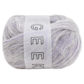 DARUMA 01-5710 Geek Wool Yarn, Col.7, Purple, 1.1 oz (30 g), Approx. 254.4 ft (70 m)