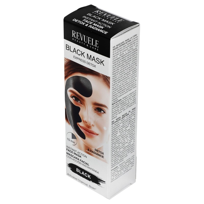REVUELE COLOR MASKS MASCARILLA NEGRA EFECTO DE DESINTOXICACION 80ML