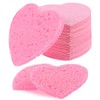 Pack of 50 Compressed Face Sponges for Cleansing and Exfoliating