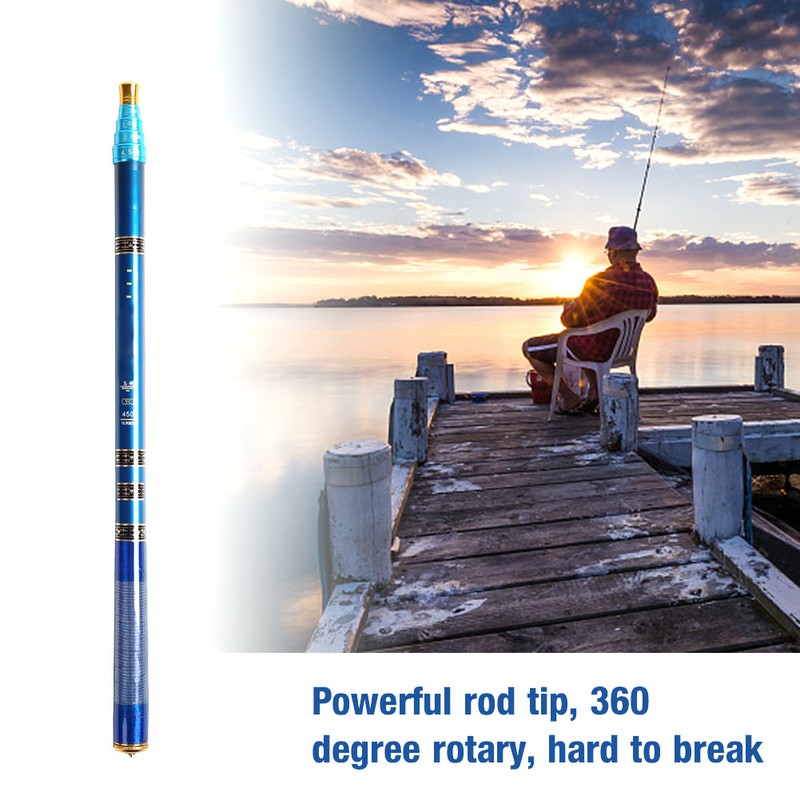 Portable Travel Ultralight Fishing Pole Telescopic Carbon Fiber Stream Fishing