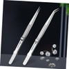 jojofuny Jewelry Making Stainless Steel Tweezers Precision Handcrafting Tool for