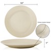 Wheat Straw Dinner Plates Set of 8 Alternative for Plastic