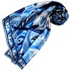 Lorenzo Cana Luxury Silk Scarf Elaborately Printed Cloth 100% Silk