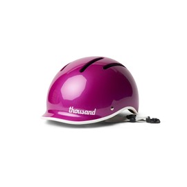 Thousand Kids Helmet – Free Reflective Sticker Pack to Customize, No Pinch Magnetic Buckle, Multi Sport Safety CSPC ASTM CE Certified – Jr Collection (Vivid Violet, Nylon Straps)