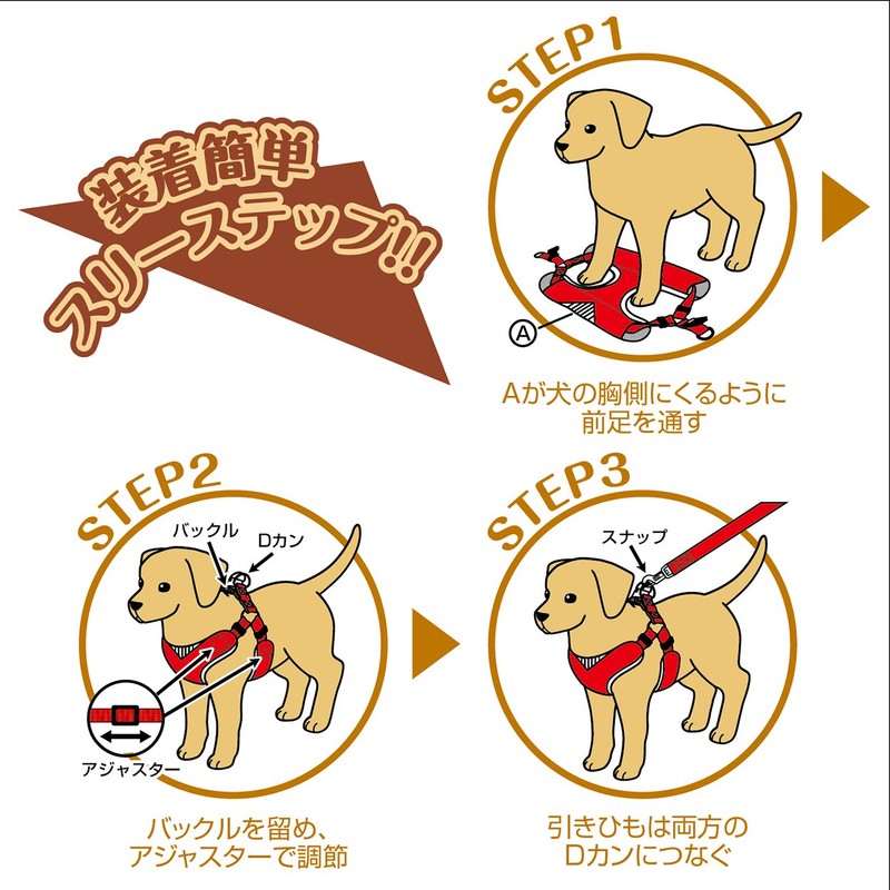 ペティオ (Petio) ワンワンカジュアル マリンベストハーネス&リード ブルー 超小型犬用 XS サイズ