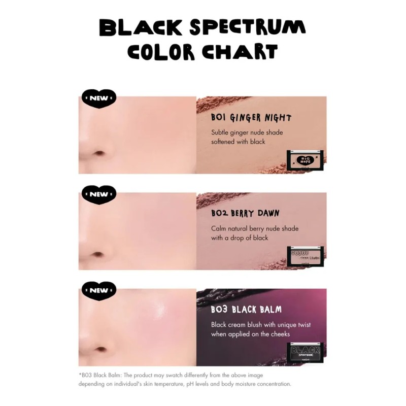 Rubor Rom&nd X Inapsquare Mate Polvo B02 Berry Dawn Hipoalergénico