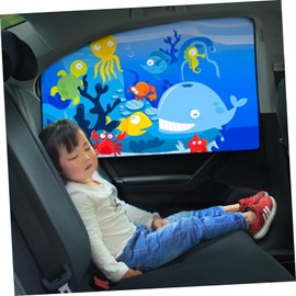 Mikinona 2Pcs Double Layer Magnetic Car Window Sun Shades UV Protection Side Window Shade for Cars Suvs Easy to Install Keeps Vehicle Cool Damage