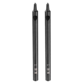 HARFINGTON Leather Round Hole Punch, 1.5mm Hollow Hole Puncher Carbon Steel Circle Hole Punching Cutting Tool for Belt/Leather Craft DIY