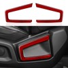 Car Carbon Fiber Seat Recline Handle Panel Cover Trim Accessories