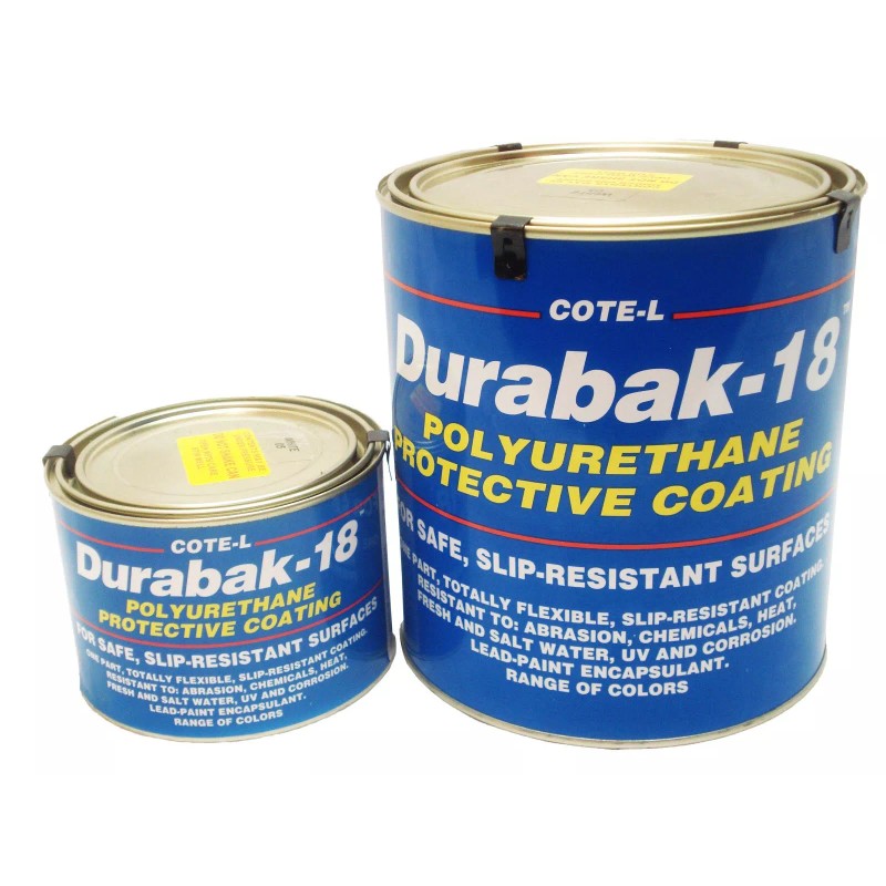 Durabak18 SMOOTH-Qt-Non Slip Coating, Bedliner, Boat Deck, Construction-D