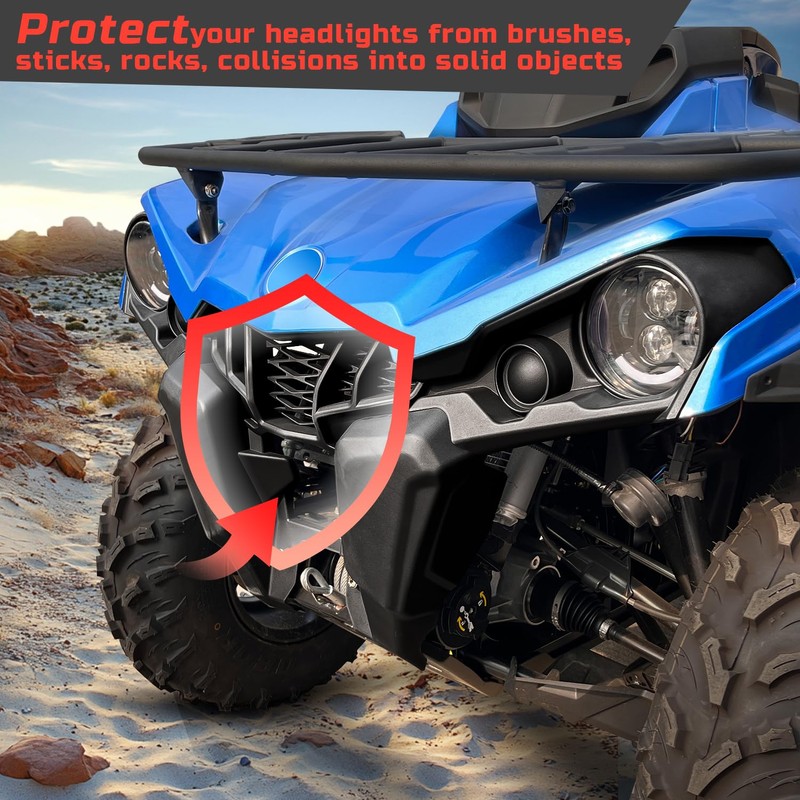 CUSAUTV Front Fascia for Outlander 450 570 2015-2024, Plastic Combined