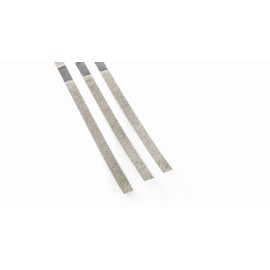 Dental Orthodontic Stainless Steel Metal Polishing Strips Double Sided Center Gap 4mm 12 Strips per Box