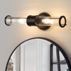 Linour Bathroom Sconce Wall Lighting - Black Bathroom Vanity Light