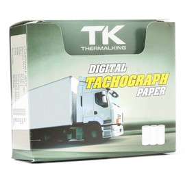 Pack of 12 Certified Speedometer Rolls - Tachograph Paper - Thermal Roll for All Digital Truck Tachograph Tachograph Tachograph - 57-8mm - Thermal King