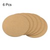 sourcing map Cork Coasters Wooden Trivet Drinks Mats, Round 6