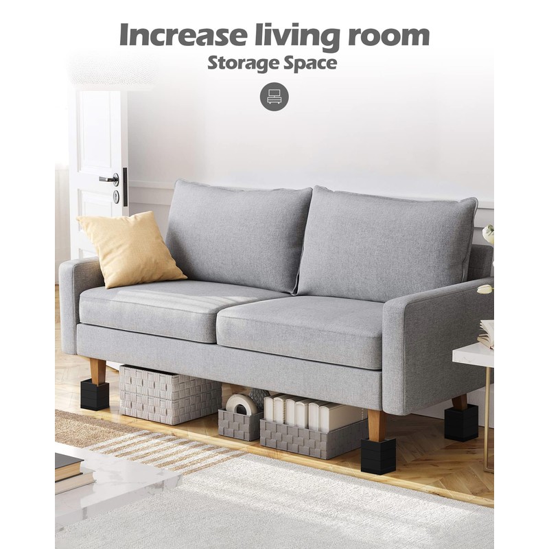 Furniture Risers, Tclouda Bed/Sofa/Desk/Table/Chair Leg/Fridge Lifts to 1.5, 3 and