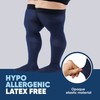 ABSOLUTE SUPPORT Opaque Thigh High Compression Stockings for Men, Graduated