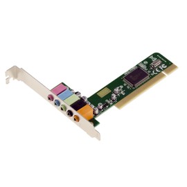 Kalea-Informatique Chipset CMI8738/PCI-SX Sound Card for PCI Port 4 Channels