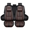 Leather Seat Covers for Volkswagen Passat/Jetta/Taos/Tiguan/Touareg,Car Seat Covers Full Set,Waterproof