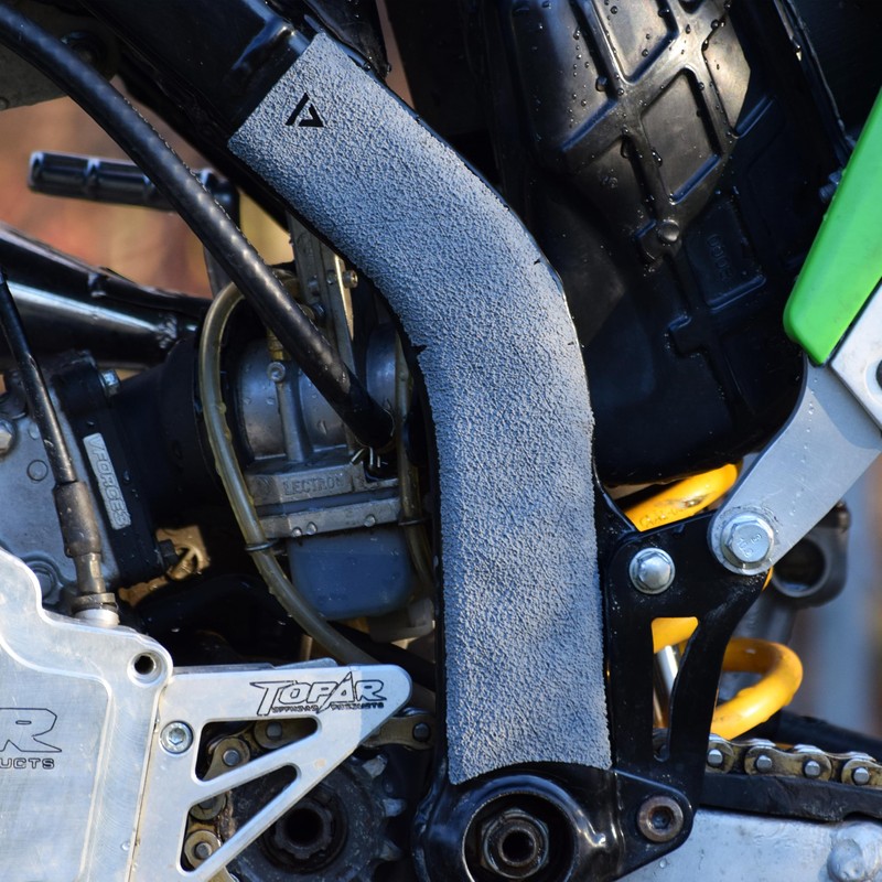 Kawasaki KX125 KX250 Rubberized Frame Grip Tape/Guard │ (Fits: 2003-2006)