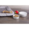Bone Dry Lattice Collection Pet Bowl & Canister, Single Dish,