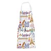 POFULL Paris France Gift Paris Landmarks Apron French Inspired Kitchen