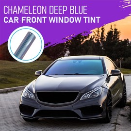 United - Chameleon Film 70% VLT Sunset Red Color Front Windshield Tint UV Heat Blocking One Way Privacy Window Film Chameleon 40Inch x 6Feet
