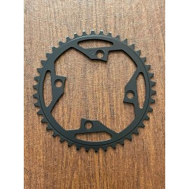 Snap BMX Products Elite 104mm 4 bolt Chainring - 42t Black Anodized