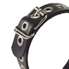 T-PTURET Headbands for Women,PU Headband Gothic Metal Buckle Headband Punk
