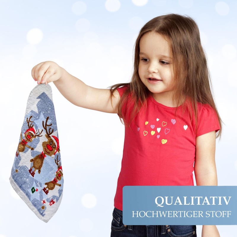 Bada Bing Magic Towel 30 x 30 Rudolph Reindeer 3
