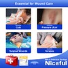 10 Count Silicone Foam Dressing 1.6" x 2", Wound Dressing