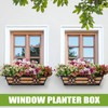 cheehigo Railing Planter Box, Window Planter Boxes Outdoor 2 Pack