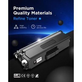 TN433 TN436 (4 Pack) Compatible Toner Cartridge Replacement for Brother TN 433 TN 436 TN 431 Work for HL-L8260CDW HL-L8360CDW MFC-L8610CDW MFC-L8360CDW Printer (BK/C/M/Y)