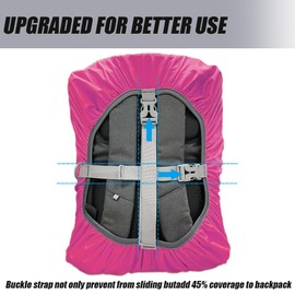 LICQIC Waterproof Rain Cover for Backpack, Reflective Rucksack Rain Cover for Outdoor, Hiking, Camping, Traveling, Cycling