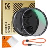 K&F Concept 72mm CPL Filter + Lens Cap (Nano-Dazzle)