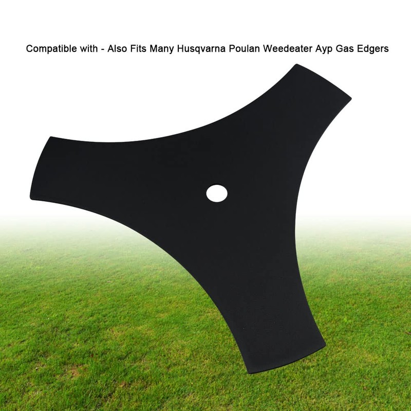 AMTHKNO 2-Pack 9" 71-85716 3-Point Edger Blade (1/2" Center Hole),