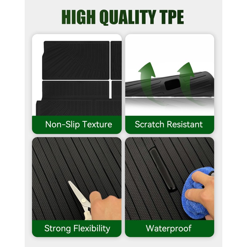 Cargo Mat Cargo Liner for Ford Expedition 2003-2017 Accessories Trunk