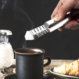 5pcs Tea Bag Squeezer Stainless Steel Tea Bag Tongs Tea Bag Strainer Clip for Loose Tea Loose Leaf Gripping Ice Cube, Tea Bag Sugar Silver