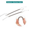 sourcing map Plate Hanger, 12 Inch Stainless Steel Invisible Wall