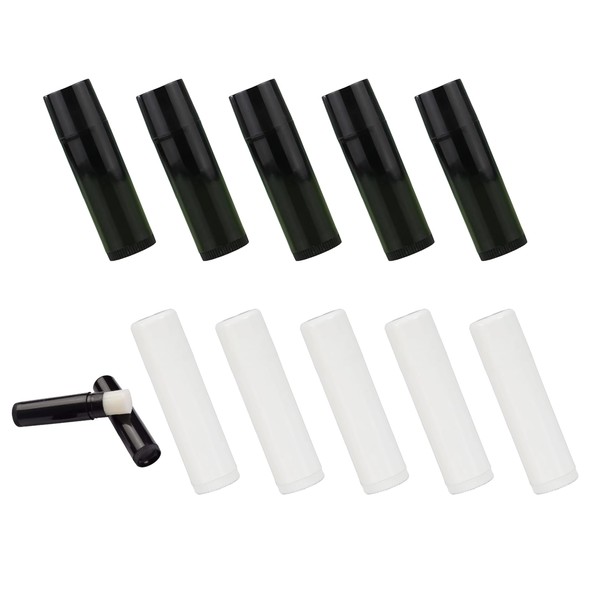 10 x Empty Lipstick Sleeves, Lip Balm Container, Lipstick Lip