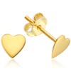 585-14K Yellow Gold Heart Symbol Stud Earrings 6mm, Yellow Gold