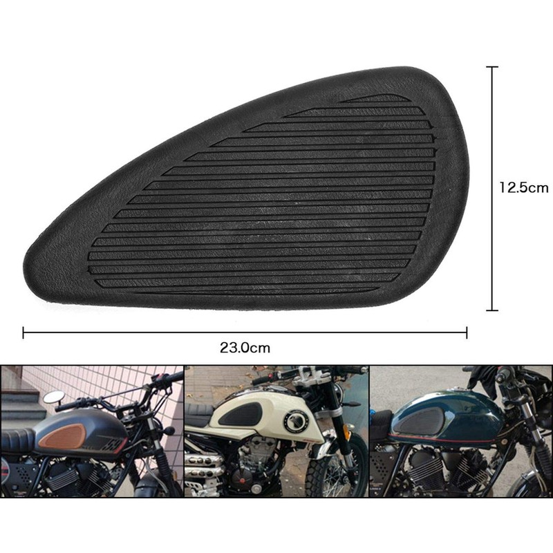 GoodsLand GD-NGPAD-BK Universal Knee Grip Pad Bike Tank Pad Left