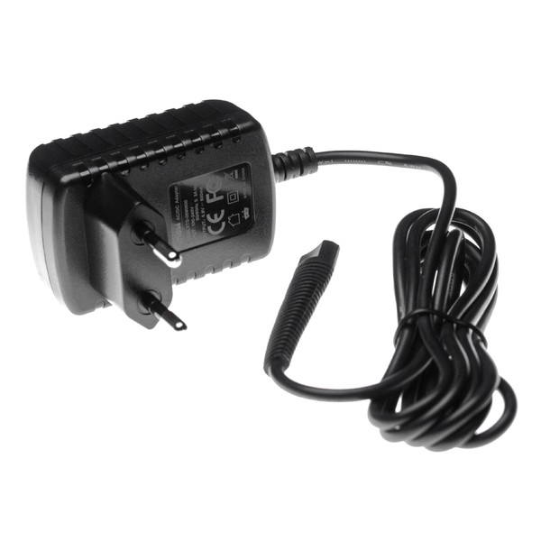 vhbw AC Power Supply Compatible with Braun MGK 3040 Shaver