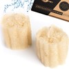 Natürlicher Luffa-Schwamm (2er-Pack) – Loofa-Peeling-Schwamm, ein Körperpeeling-Schrubber für Dusche und