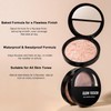 BEUKING Marble Baked Makeup Setting Powder, Luminous Finish Waterproof Sweatproof